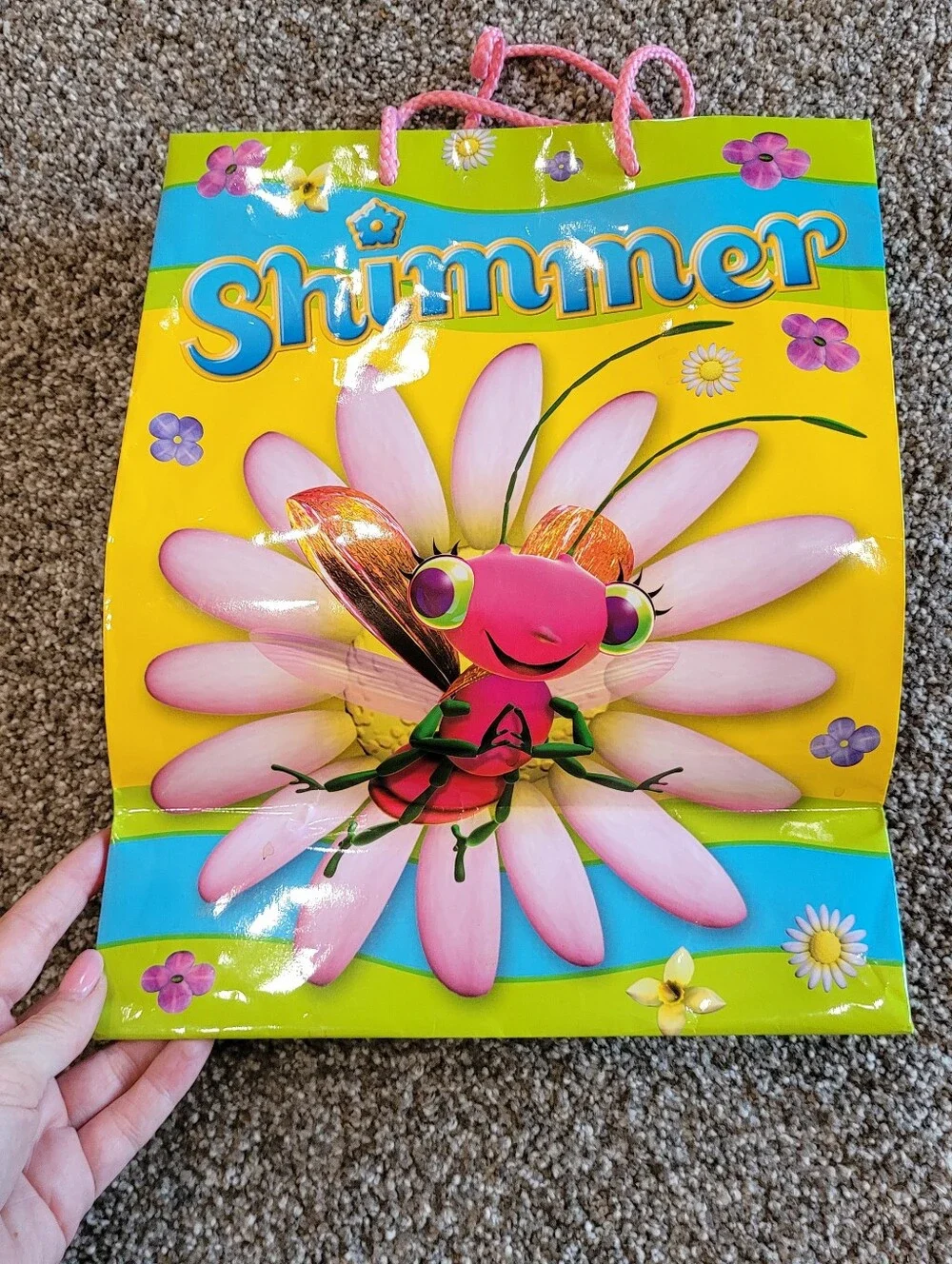 Shimmer Beetle Ladybug Miss Spider Sunny Patch Gift Bag Birthday Present